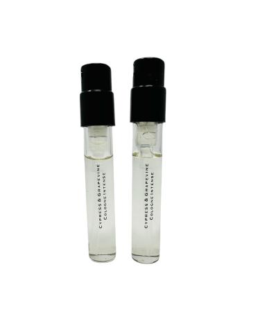 2 J.Malone's Cypress & Grapevine Cologne Intense Spray Sample Vial 0.05 fl.oz./ 1.5ml each