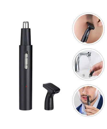 Buy 1 Set Nose Hair Trimmer & Hair Scissors - Low Noise Aluminum for Men | Global Shipping Available - Buy Online on GoSupps.com