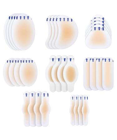 Silicone Heel Pads for Shoes: 160 Pcs Heel Grips for Womens Shoes Gel Heel Cushion Inserts and Metatarsal Pads Ball of Foot Cushions for High Heels As Shownx5pcs 6.2X4.2CMx5pcs