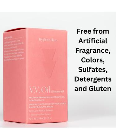 VV OIL - Handcrafted Microbiome-Balancing Yoni Oil for Intimate Areas | Prevent Ingrown Hairs & Hydrate Vulva - Vegan & GMO-Free - Unscented - Buy Online on GoSupps.com