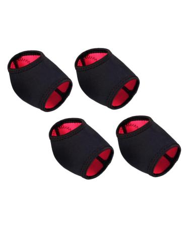 FRCOLOR 8 Pairs Heel Socks Heel Cover Heel Pads Heel Cups for Heel Protective Heel Support Non Skid Socks Bed Heel Protectors Pressure Heel Stocking N Cloth Foot Men and Women