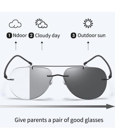 PLBWBrille Progressive Reading Sunglasses | Anti-Blue Light UV Protection for Men & Women (+300 ) - Buy Online on GoSupps.com