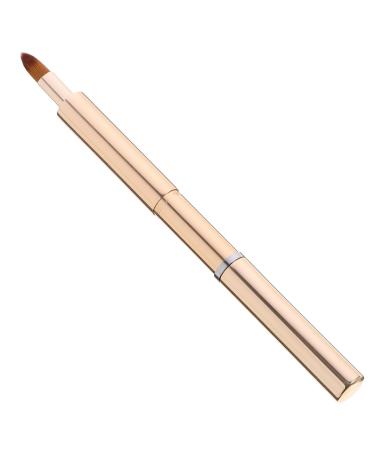 FOMIYES Lip Brush Portable Lipstick Applicator Women Lip Brush Lip Gloss Brush Lip Makeup Tool Golden