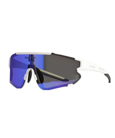 RacyRam Polarized Sunglasses for Men Women, UV400 Protection Sport Glasses for Baseball, Cycling, Running, Softball Polarized Blue