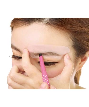 24 Handy Eyebrow Stencils - Perfect for Home School Work & On-the-Go | International Shipping Available - Buy Online on GoSupps.com