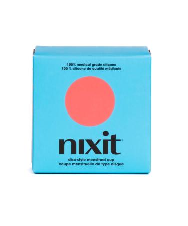 Nixit Menstrual Cup| Disc-Style Menstrual Cup 12 Hour Protection Tampon Pad and Cup Alternative Soft and Flexible