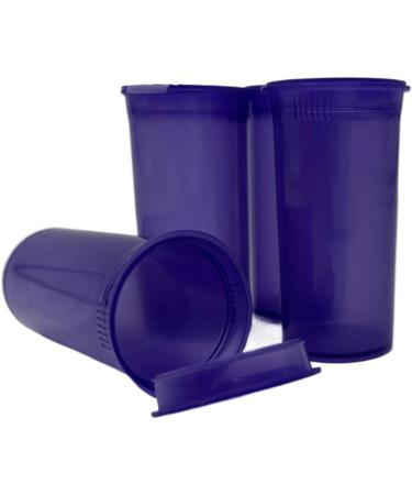 Multi-Use Airtight Pill Bottles - 13 Dram Purple Organizer for Supplements & Medicines | 12 Pack - Buy Online on GoSupps.com