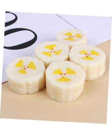 Toyvian 32 pcs Artificial Banana Slice Model vegetable banana accessories Simulation Fruit Model fake banana Artificial Fake Banana Slices lifelike banana slices artificial - Buy Online on GoSupps.com