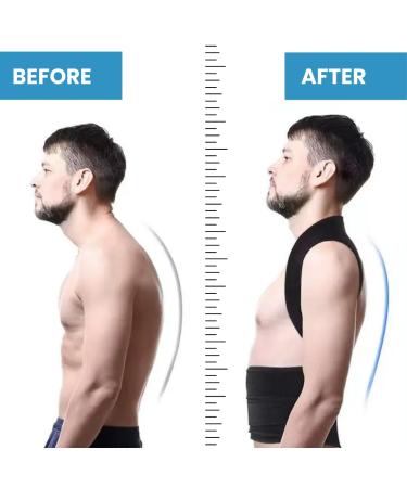 Back Brace Posture Corrector for Men & Women - Adjustable Breathable Lumbar Support Belt | Upper & Lower Back Straightener (X-Large) - International Shipping Available - Buy Online on GoSupps.com