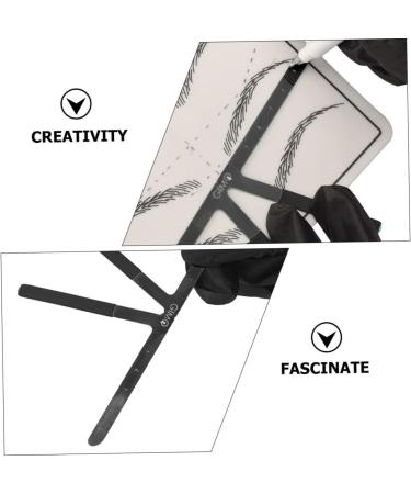 FRCOLOR 2pcs Embroidery Eyebrow Ruler Make up Kit Eyebrow Stencil Guide Measuring Ruler Household Set - Buy Online on GoSupps.com
