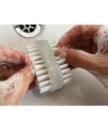 Dual Brush Nail Cleaning Tool with Suction Cup Design - Save Time and Effort with Convenient Hands-Free Nail Cleaning - Buy Online on GoSupps.com