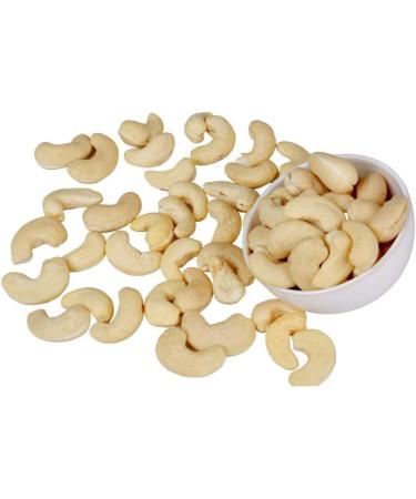J J Crunch & Munch Whole Unsalted jumbo size w180 Goan Cashew 100% Natural Great for Fresh Roasting Cooking or Baking (Pure natural sweet taste of India) 250gm Pack of 3 Jar - Buy Online on GoSupps.com
