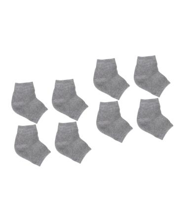Beavorty 4 Pairs Gel Heel Sleeves Mens Stocking Socks for Women Mens Sock moisturizing Socks Women's Socks & Hosiery Ladies Socks Women Socks Anti-Crack Socks Breathable Protector Miss