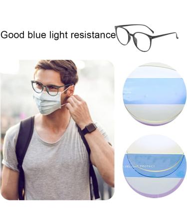 TAORANJU Blue Light Blocking Glasses for Women & Men | Stylish Curved Frame for Small Faces | Anti Dry Eyes & Glare | Non-Prescription Computer & Reading Glasses - Buy Online on GoSupps.com
