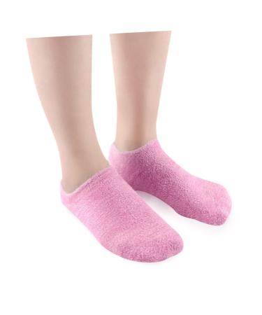 minkissy 1 Pair Moisturizing Socks Moisturizing Heel Socks Skin Softening Socks Foot Beauty Socks Footcare Treatment Socks Anti-Crack Socks Gel Socks Ankle Socks Chunky Heel Socks 21.5X8.5cm