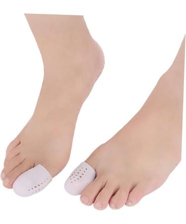 INOOMP High Heel Protectors - 6 Pairs/12pcs Big Toe & Heel Protector Caps - Silicone Gel - White - 4.5X2.1 cm - Buy Online on GoSupps.com