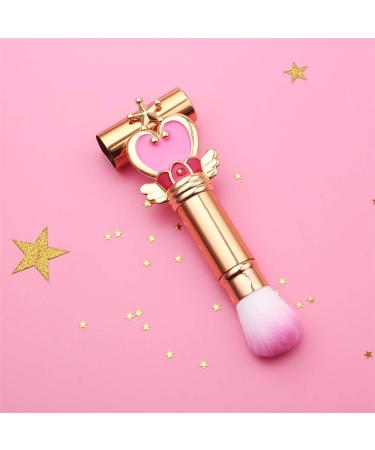 Round Retractable Makeup Brush with Cover - Versatile Kabuki for Liquid Cream Powder Blush & Highlighter - Vegan Premium Bristles for Flawless Contouring & Blending - Buy Online on GoSupps.com