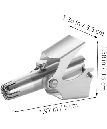 VALICLUD Manual Nose Hair Trimmer For Men Safe Nose Hair Remover Travel And Ear Hair Cutter Easy To Use And Maintain - Buy Online on GoSupps.com