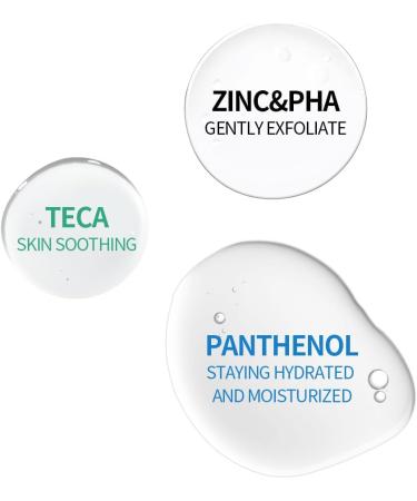 Hydrating Toner for Face - Korean Skin Care | Micro Bubble Ampoule with Teca Zinc & PHA - 100ml - Buy Online on GoSupps.com