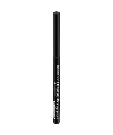 Essence Long-Lasting Eye Pencil No. 01 black long-lasting defined vegan waterproof without microplastic particles nanoparticles free 1 Pack (0.28g) 01 Black Fee 0.28 g (1 Pack)