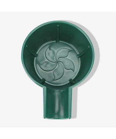 JE COMPRIS Green Ceramic Shaving Bowl - Plastic Storage Shell for Shaving Foam & Soap - Deep Water Tank with Handle - Buy Online on GoSupps.com