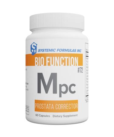 Systemic Formulas Mpc Prostata Corrector 60 Capsules Bio Function #72. Healthy Prostate Gland Support Formula Healthy Circulation Supplement.