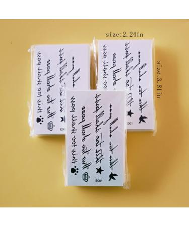 Floral Animal Temporary Tattoo Sticker Set - 60 Sheets, Fake Tattoos for Adults & Kids, Butterfly Swallow Design, Arm, Neck, Finger Decor - Buy Online on GoSupps.com