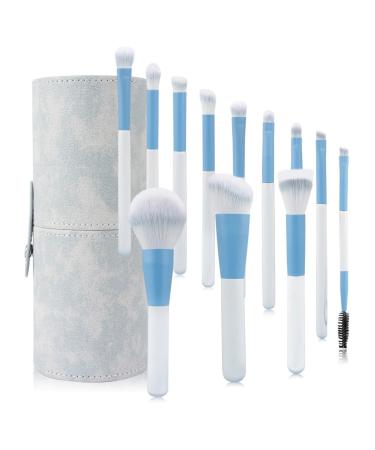 12-Piece Makeup Brush Set for Beginners | Soft Hair Powder & Eye Shadow Brushes | Essential Beauty Tools for Flawless Application - Buy Online on GoSupps.com