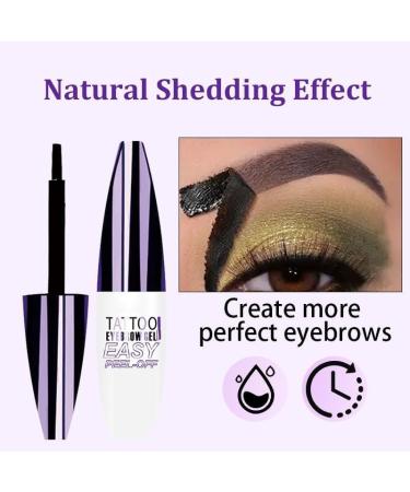 Hikaka Eyebrow Dye Gel with Shells Easy Tattoo Eyebrow Gel for Women Waterproof Sweat Resistant Eyebrow Gel Waterproof for All Skin Types - Buy Online on GoSupps.com