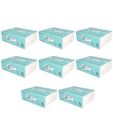 MILISTEN White Toilet Paper Roll 8pcs Soft Toilet Paper Toilet Tissue Absorbent Hand Towels Napkin for Daily Use