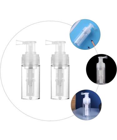 Uonlytech Powder Spray Bottles Refillable Travel Makeup & Hairdressing Spray Bottle Set (2 Pcs) with Locking Nozzle Perfect for Home & Salon Use - Buy Online on GoSupps.com