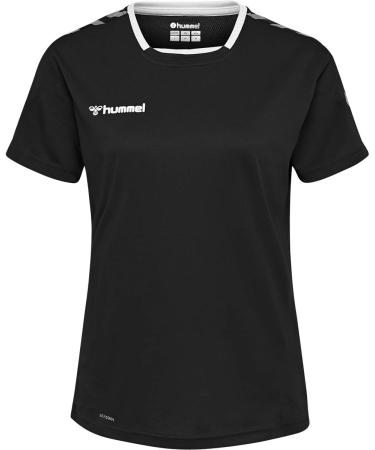 Buy Hummel Women's Hmlauthentic Poly Jersey - Stylish Black/White S/S Jersey for International Shipping - Buy Online on GoSupps.com