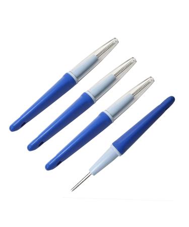 4Pcs Needle Felting Tools  Pen Style Needle Felting Tool with 3 Needles Wool Needle Felting Accessories Wool Felting Tool for Beginner Professional Patchwork Embroidery Crafts Making Felt Patterns