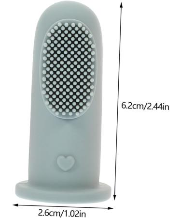 Gleavi Newborn Toothbrush Set - 3-in-1 Finger Brush & Massage Toy for Babies | Soft Fur Tongue Cleaner & Mouth Cleaning Device - Buy Online on GoSupps.com