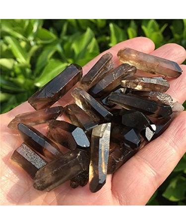Natural Smoky Quartz Crystal Point Stone Raw Gemstone Rough Specimen Minerals Stone Home Decoration - Buy Online on GoSupps.com