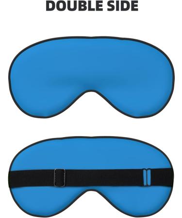 Buy Soft Blue Eye Mask - Adjustable Nighttime Comfort for Men & Women | International Shipping Available - Buy Online on GoSupps.com