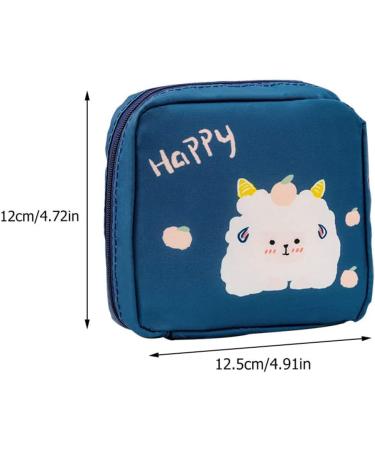 Lurrose 4-Piece Women's Bandage Storage Bag Set | Cotton & Oxford Fabric | Portable White Cat Pocket Pouches (12.5x12cm) - Buy Online on GoSupps.com