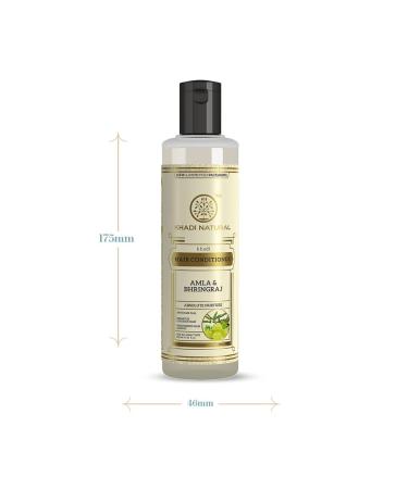 Amla & Bhringraj Conditioner | Anti-Hair Fall | Paraben & Silicone-Free | Nourishing for Healthy Hair | 210ml - All Hair Types - Buy Online on GoSupps.com