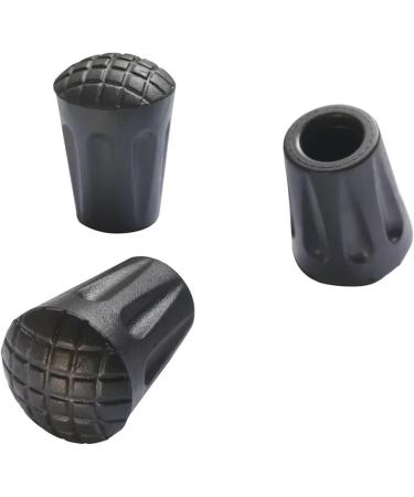 6Pcs 17mm Rubber Antiskid Walking Stick Crutch Cane Bottom Pads Cane Cap Cover Protector Climbing Hiking Trekking Pole Tip Black - Buy Online on GoSupps.com