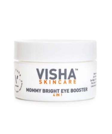 Visha Skincare Mommy Bright Eye Booster | Under Eye Cream for Dark Circles and Puffiness | Anti Wrinkle Eye Cream (0.5oz) - Buy Online on GoSupps.com