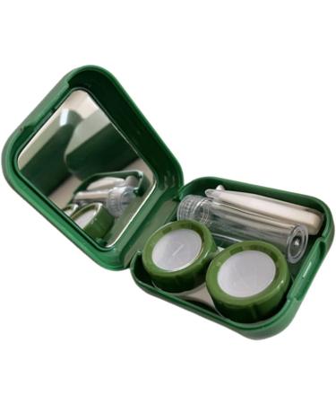 Buy Healeved Portable Contact Lens Case with Mirror - Stylish Storage for Lens & Glasses - Buy Online on GoSupps.com