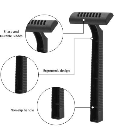 30 Disposable Razors - Safety Razor for Men | Single Razor Planes in Blue & Black | Buy Now - Buy Online on GoSupps.com