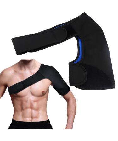 FERCAISH shoulder Adjustable Brace Sports Protection Shoulder Strap Brace for Sleeping Outdoor Lifting Sports Relieve Chronic Tendinitis Pain Breathable Sports Protective Gear(L)