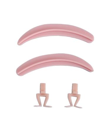 Tytoge reusable eyelash cutting tool with silicone base and legs indispensable eyelash extension accessories for the beauty salon (pink)