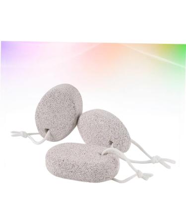 Set of 3 pumice stone exfoliating stone foot bath foot scrubber cleaning tools scrub core stone foot peeling tool feet care bath stone - Buy Online on GoSupps.com
