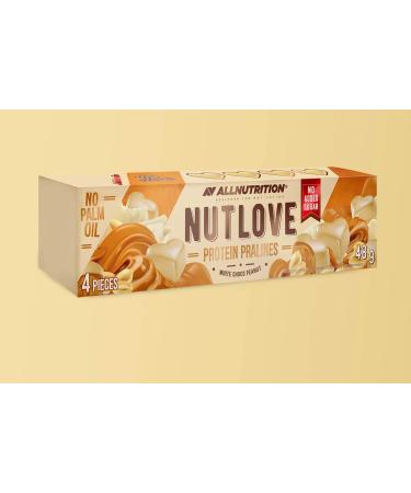 Buy Allnutrition Nutlove Protein Pralines White Choco Peanut 48g | High-Protein Snack | International Shipping Available - Buy Online on GoSupps.com