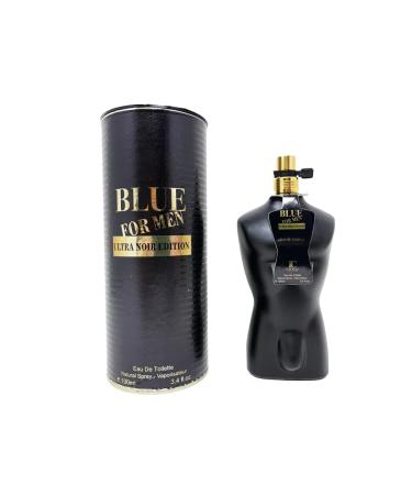 BLUE FOR MEN ULTRA NOIR EDITION Eau de Toilette 3.4 fL. Oz. Amber fragrance for men. - Buy Online on GoSupps.com