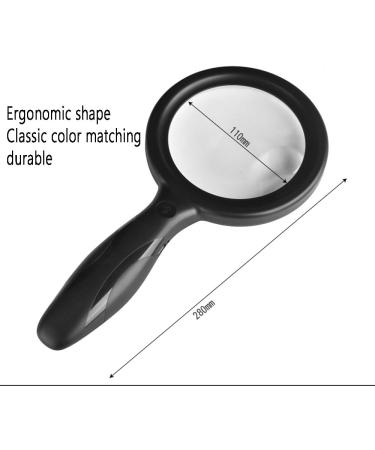 Lighted Magnifier for Macular Degeneration Reading Glasses for Seniors Welding Check Coin Jewelry Explore Advanced Reader Magnifier 20X Reading Magnifier - Buy Online on GoSupps.com