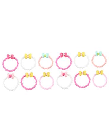 Safigle candy -colored bracelet 12 pcs arm loops colorful bracelet for children party instruction bracelets for children caricature bracelet toys baby baby girl bracelet
