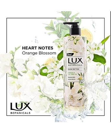  Lux 2 x Lux Botanicals Skin Detox Shower Gel (450ml) | Freesia and Tea Tree Oil | Full of Natural Shine - Buy Online on GoSupps.com